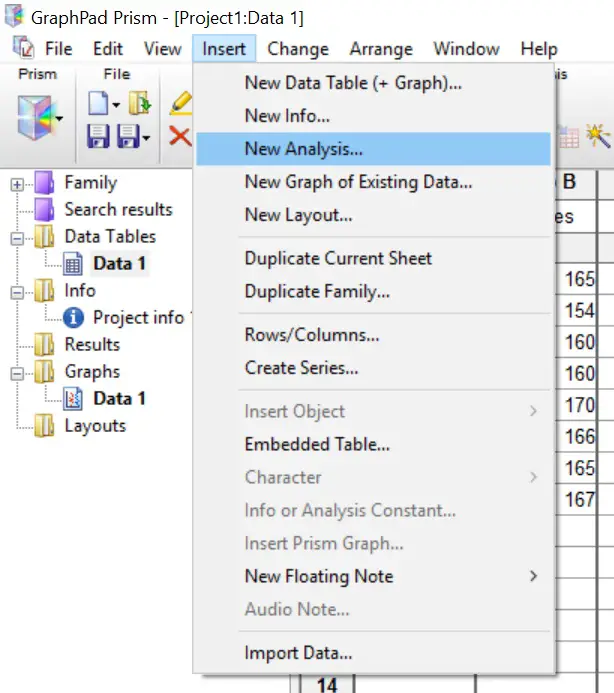 graphpad prism 6 grouped graph inputting 2x2 design