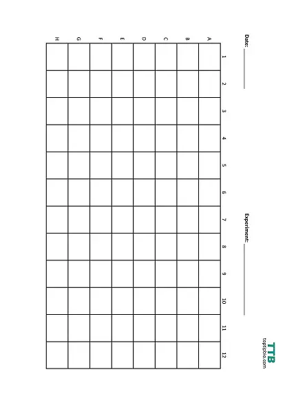 96 Well Plate Template Pdf