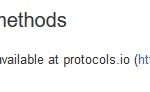 Protocols.io PLOS Biology