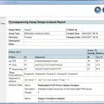 Pyrosequencing Assay Design Analysis Report