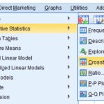 SPSS chi-square crosstabs