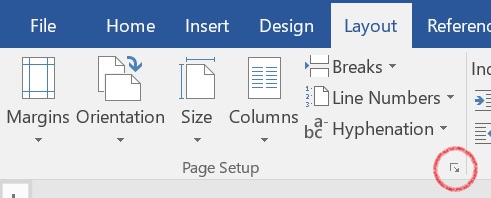 how to change orientation of one page in word 2017