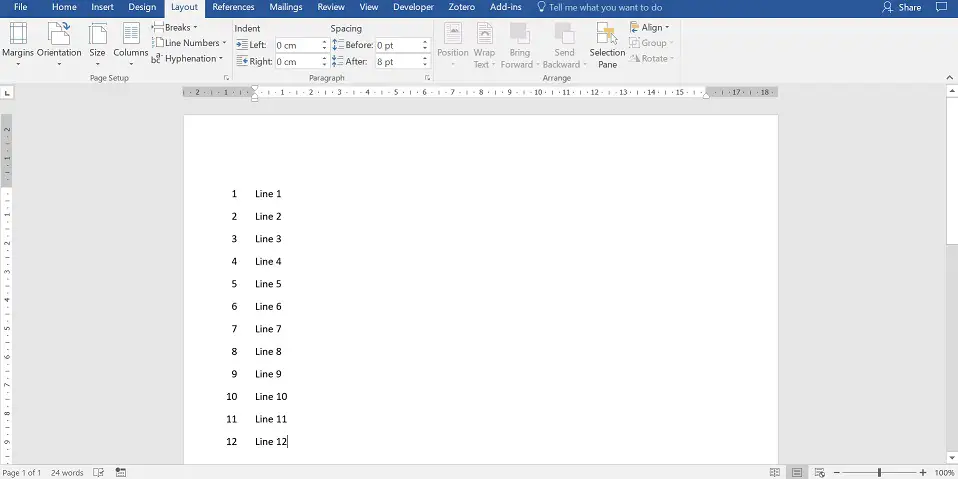 How to Set Numbering in Word 