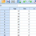 SPSS normality dataset