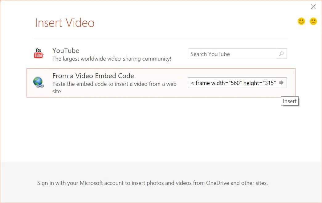 insert youtube video into powerpoint