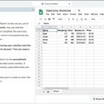 Spreadsheet Basics DataCamp Overview