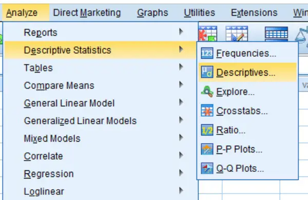 statistical calculations in spss