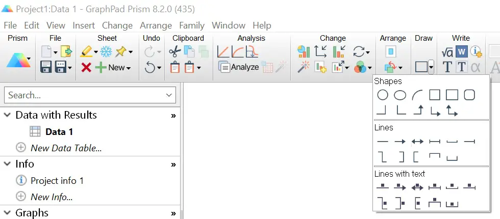 graphpad prism 6 add data labels