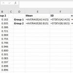 Calculate-mean-standard-deviation-and-n-in-Excel
