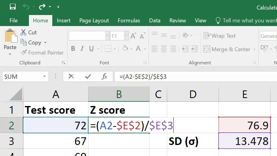 openoffice excel formula lock cell