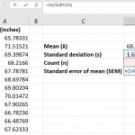 Standard-error-of-the-mean-in-Excel